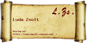 Luda Zsolt névjegykártya
